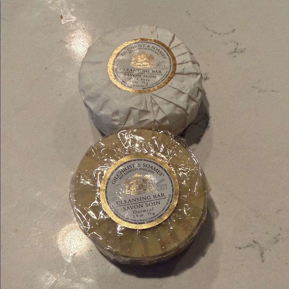 Crabtree & Evelyn White and Tan Cleansing Bars